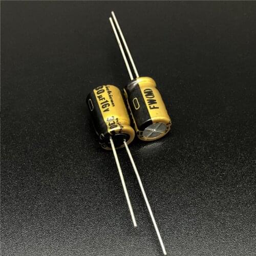 10Pcs/100Pcs 330uF 16V NICHICON FW Series 8x11.5mm 16V330uF HiFi Audio Capacitor