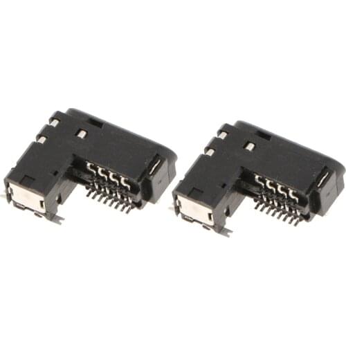 2020 2Pack Headset Headphone Audio Jack Component Port 2.0 Interface Compatible with Playstation 4 PS4 Controller