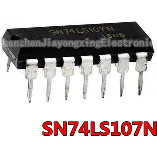 5pcs SN74LS107AN DIP14 SN74LS107N DIP HD74LS107AP 74LS107 DIP-14 DM74LS107AN MB74LS107