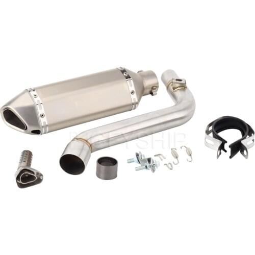 For Suzuki DR650 1996 - 2019 2020 DR 650 SE 96-20 DR650 DR 650 Escape Slip-on Motorcycle Exhaust Muffler And Link Pipe System