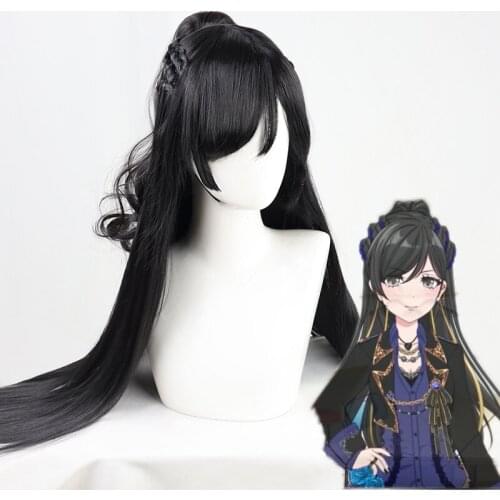 Game D4DJ Groovy Mix Club House Cosplay Long Wig Heat Resistant Synthetic Hair Halloween Party+ Free Wig Cap