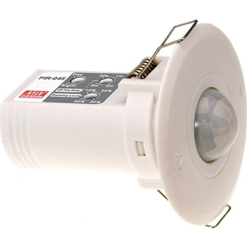 Meanwell PIR-045 Meanwell switching power supply 12~24V/less than 18mA photoelectric motion sensor 6M Distance