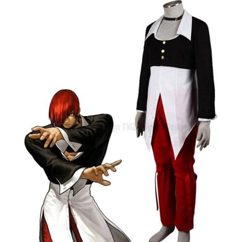 KOF Games Iori Yagami Cosplay Costume Adult Men and Women Full Set of Game Uniforms The King Of Fighters Costumes