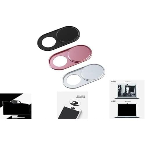 Laptop Webcam Cover Slide, Ultra Thin Round Hole Laptop Camera Cover Slide Blocker for Computer PC Tablet Notebook, 3 Colors