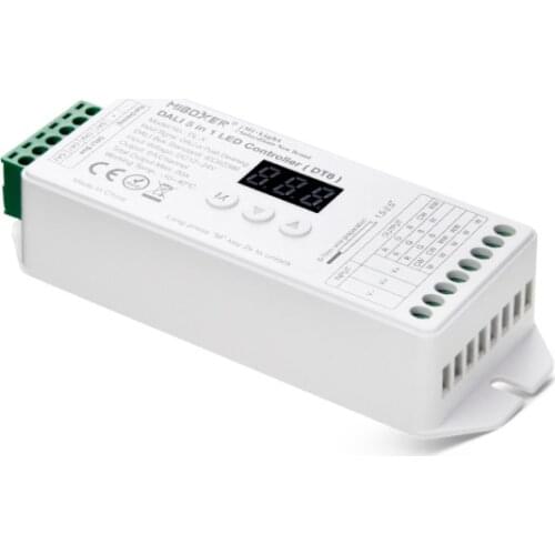 MiBOXER DL1 DALI LED Dimmer Controller DC12V-24V Max 12A DALI Dimming Signal/Push dimming led strip light dimmer