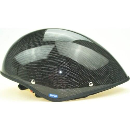 Real Carbon Paragliding helmet EN 966 certificated Half face Summer paramotor helmet factory directly sale