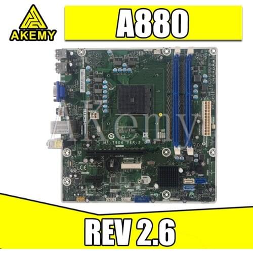 For HP A880 motherboard MS-7906 REV 2.6 808920-002 mainboard Fully tested