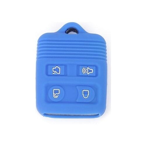 Silicone Key Fob Case Cover Shell for Ford Escort Freestye F150 F250 E150 Ranger Expedition Explorer Econoline Lincoln Mercury