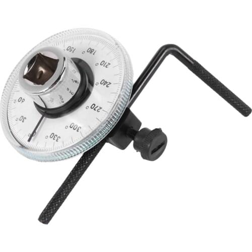 1/2 Inch Torque Angular Gauge with Wrench Drive Torque Angle Gauge Car Auto Meter Tool Torque Angle Gauge