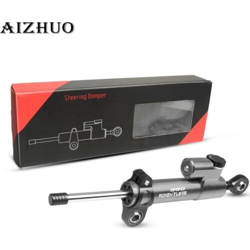 Universal Motorcycle Steering Stabilizer Damper Safety Control For 990 AdventuRe 990AdventuRe Steering Stabilizer Damper