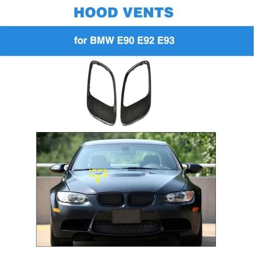 Carbon Fiber Engine Hood Bonnet Air Vent Duct Cover for BMW E90 E92 E93 M3 2008 - 2013