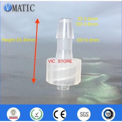 High Quality Plastic Straight Hose Barb Pipe Fitting Joiner 3/16 Inch Male Connector Coupler Adapter For Fuel Gas Water x 10pcs