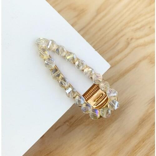 Aphrodite Crystal Hairpins Drop-shaped Hair Clip Women Girls Styling Tools Hairdressing Barrettes Headbands Hair Accessories