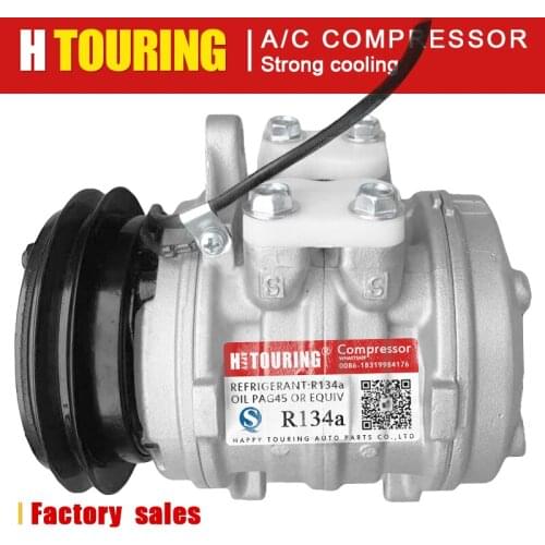10P08E AC A/C Compressor For Suzuki Samurai Swift X90 Single Groove 95200-67A20 95200-67A60 95200-83080 95230-67A40 9520067A20