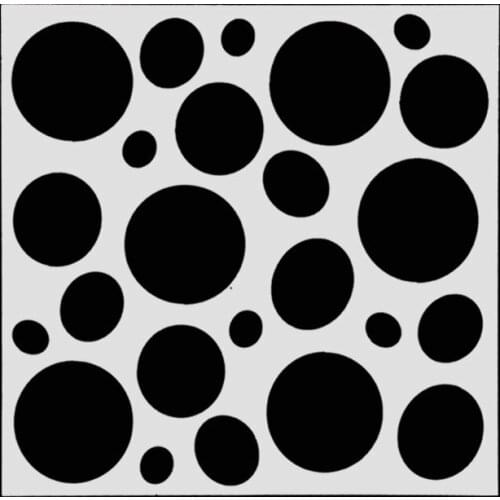 15*15 Round Layering Stencils for Diy scrapbook/photo album Decorative Embossing coloring,painting stencil,home decor