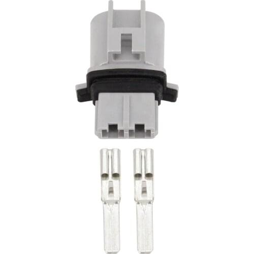 2 Pin car waterproof connector car electronic fan with terminal 4.8mm series DJ7021YA-4.8-11