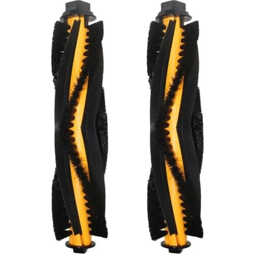 2Pcs Vacuum Cleaners Parts Accessories for MOOSOO Robot RT30 RT40 RT50 R3 R4 Main Brush Kits Accessory Set