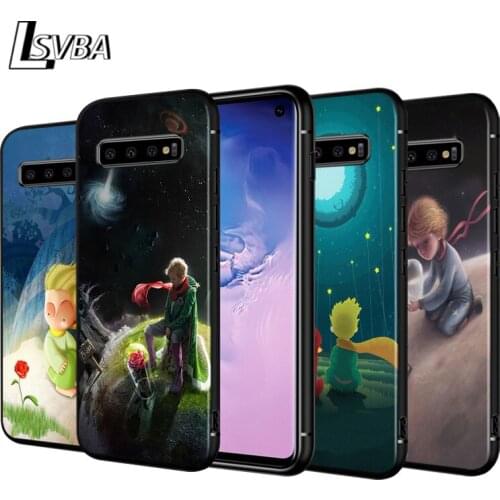 The Little Prince Fox For Samsung Galaxy Note 20 10 9 S10 Ultra S10E S9 S8 Plus A21S A51 A71 5G Black Phone Case