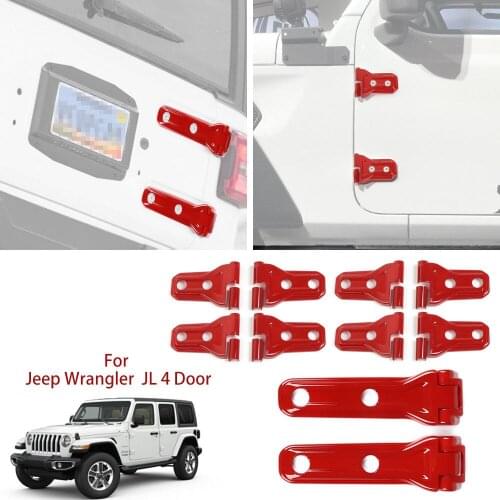 For Jeep wrangler JL Door Hinge Covers & Tailgate Hinge Covers Exterior Parts