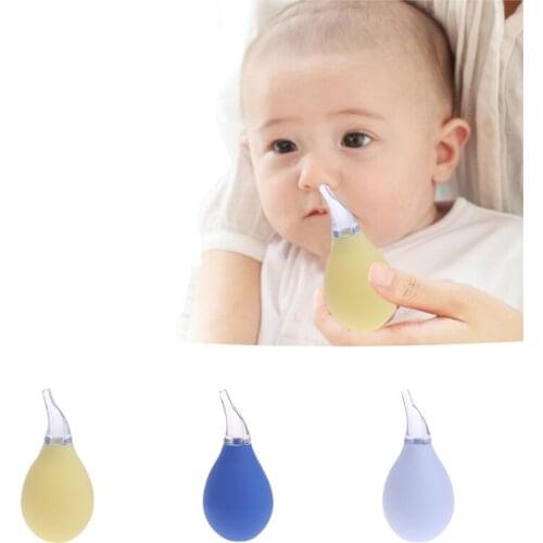 Baby Newborn Nasal Aspirator Suction Soft Tip Mucus Vacuum Runny Nose Cleaner