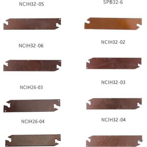 SPB32-6 Good Impact Resistance NCIH26-03/04 High Impact Strength NCIH32-02/03/04/05/06 Blade Parting Cutter Machine Tool