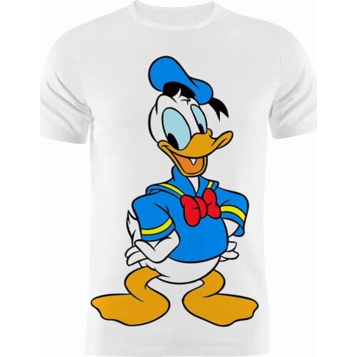 Donald Duck Graphic T Shirts For Men Disney Cartoon Anime Womens Clothing Short Sleeve 3D Print Boy Girl Kids Tee Shirt