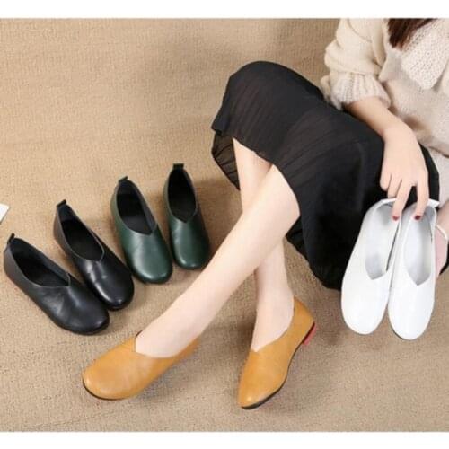 Soft Microfiber Leather Shoes Women Flat Ladies Casual Shoes Leisuer Comfort Slip On Shoes Womens Loafers Schoenen Vrouw