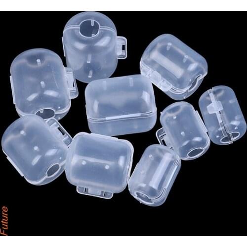 New 10pcs/pack Shrimp Jigger Squid Hook Cap Umbrella Hook Cap Field Protection Gear Fishing Tackle Size S M L