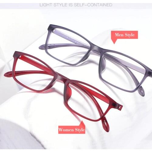 New Arrival TR-90 Frame Glasses for Both Men and Women Styles 4 Optional Colors Plastic Flexible Durable Eyewear Prescription