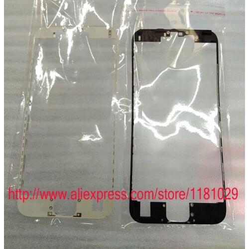 Wholesale 5pcs/lot New Black White Front Bezel with hot glue for iPhone 6s 4.7 inch LCD Middle Frame Housing Parts Free Shipping