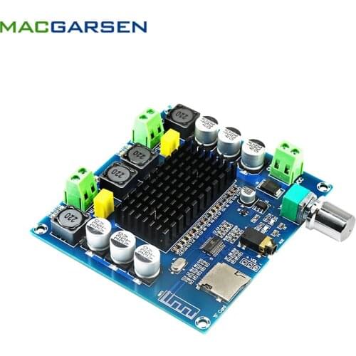 TDA7498 Bluetooth 5.0 Speakers Sound Amplifier Board XH-A105 2x100W Audio Power Stereo Amplifiers Module 2 Channel Hifi Car Amp