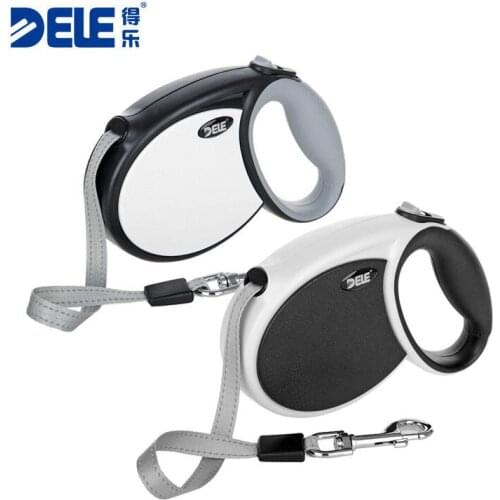 DELE Premium Durable Dog Leash Automatic Retractable Dog Leash Large Dog Lead Extending Walking Leads Traction Rope Belt Pet
