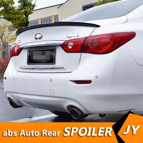 For Infiniti Q50 Spoiler 2014-2019 Infiniti Q50 Spoiler DFK ABS plastic Material Car Rear Wing Color Rear Spoiler