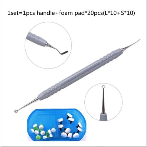 Dental Composite Light Cure Resin Holders With Foam Pads-L/S Hot Selling