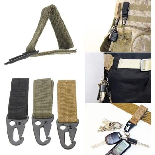 Outdoor Tactical Nylon Webbing Hanging Buckle Multi-function Belt Key Hook Multi-purpose Hook Eagle Buckle Carabiner