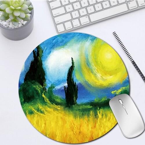 Laptop Universal Desk Mat 22*22 cm Mousepad Computer Mouse Pad Leather Mouse Mat for Macbook/ Matebook/ Microsoft