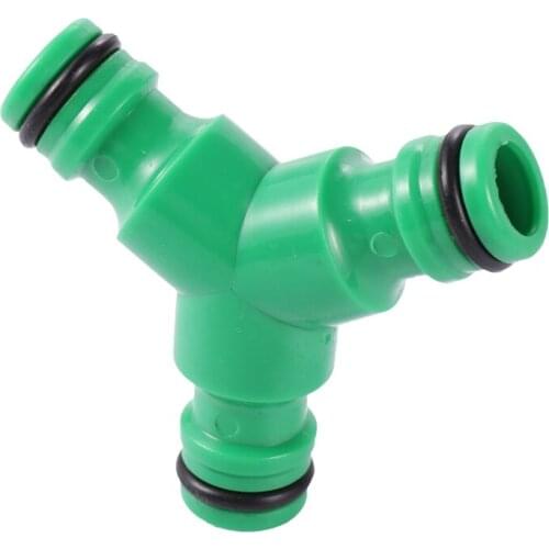 Y-type water pipe quick connector three-way hose connector diverter irrigation flushing pipe fittings repair connector 3 pcs