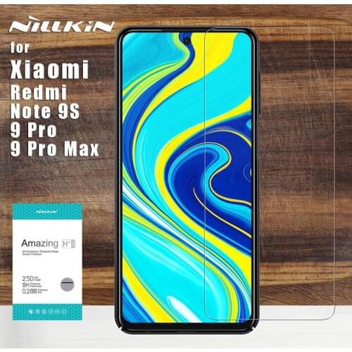 For Xiaomi Redmi Note 9 Pro 9s Tempered Glass Nillkin H+PRO Anti-Explosion 9H + Pro Screen Protector for Redmi Note 9 pro Max
