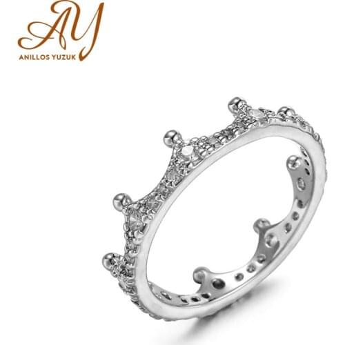 Anillos Yuzuk Genuine 925 Sterling Silver Jewelry Trendy Engagement Rings For Women Wedding Ring