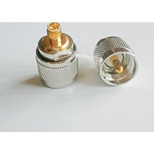 1Piece RP SMA RPSMA Female To UHF Male PL-259 PL259 Jumper RF Adapter Connector