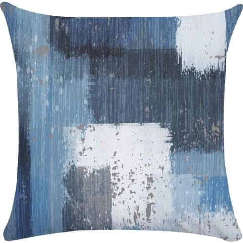 45x45cm Throw Pillow Cover Abstract Art Retro Old Fashion Square Pillow Case Cushion Cover for Sofa Couch