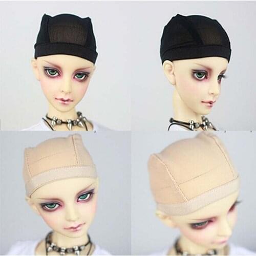 5PCS/LOT Hot Sale Handmade Doll Accessories BJD Hairnet Doll Wig Cap Hair Net For DIY Doll Wigs