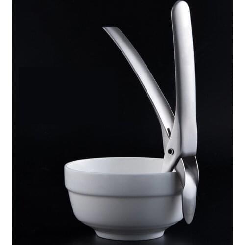 Stainless Steel Anti-scalding Clip Bowl Clamp Steamed Vegetable Tongs BBQ Clip Tray Lifter For Kitchen Convenience Cooking Tools