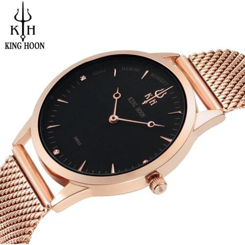 New Top Luxury Watch Men Brand Mens Watches Ultra Thin Stainless Steel Mesh Band Quartz Wristwatch Fashion casual watches