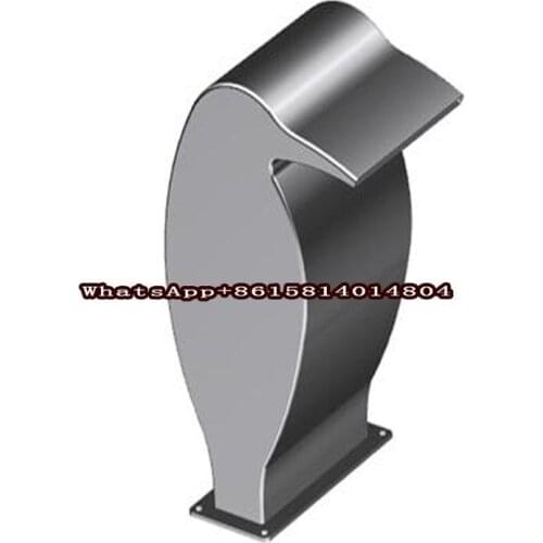 Factory Indoor decorative swimming pool fountain stainless steel artificial waterfalls