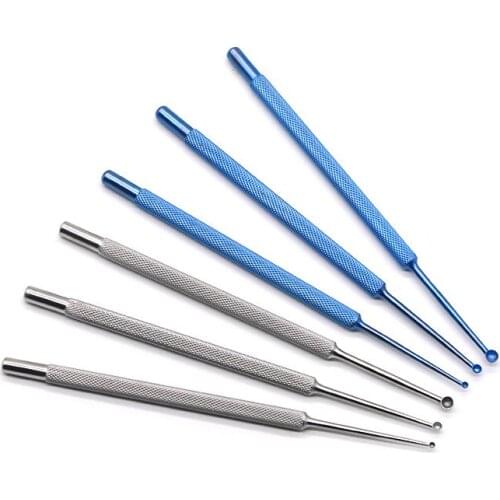Titanium/Stainless Steel Forceps Chalazion Curette Micro ophthalmic Eye Surgical Instrument