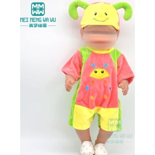 Doll clothes for 43cm new born doll Accessories Pink Camisole Shorts Jacket Set clothes