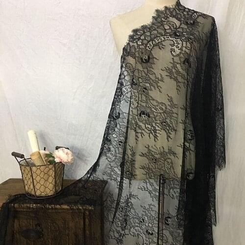 Lightweight mesh yarn trimming eyelashes lace fabric skirts childrens clothing accessories home decoration wedding veil