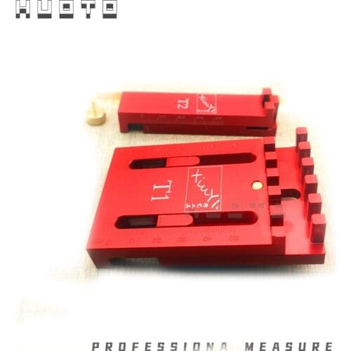 HUOTO high quality woodworking Special depth measuring ruler Aluminum alloy depth gauge woodworking ruler