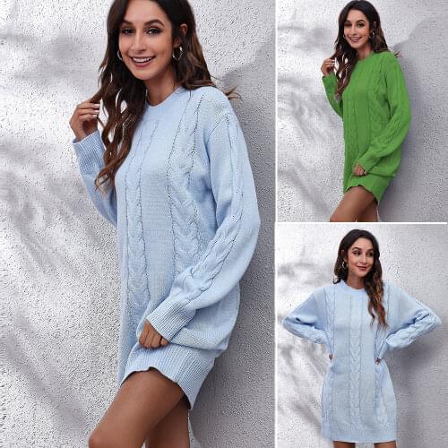 Модные вязаные платья Liseaven China At AliExpress